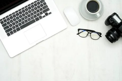 Workdesk_clean1 Stock Photos