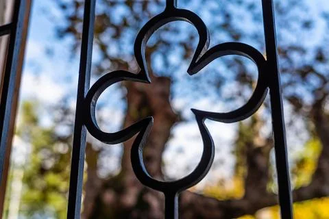 Worked iron Stock Photos