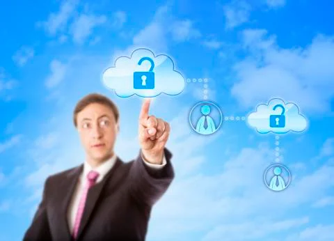 Worker Accessing A Subcontractor Via A Contractor Stock Photos