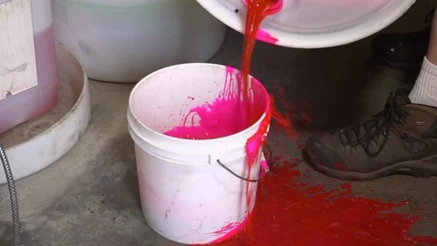Worker accidentally spilling chemicals Stock Footage 106467590