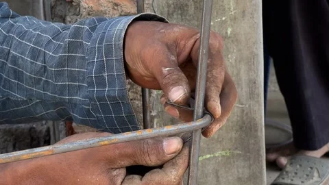 Worker activities in culvert construction Video stock 285150741