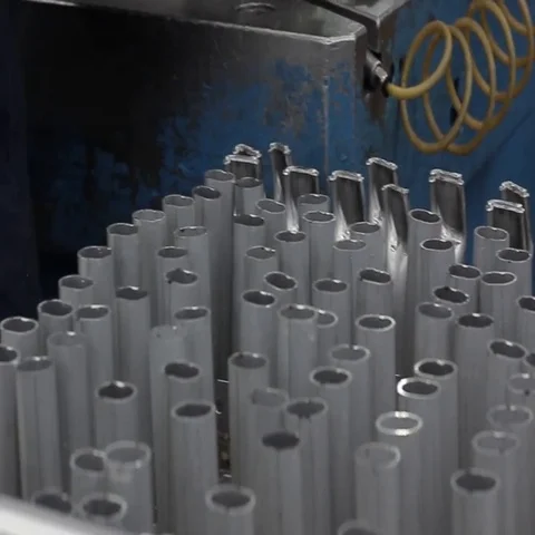 Worker and tubes Stock Footage 69668600