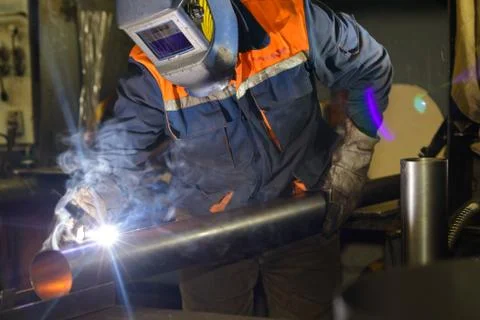 Worker assembly shop Stock Photos