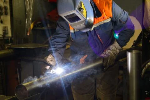 Worker assembly shop Stock Photos