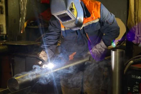 Worker assembly shop Stock Photos