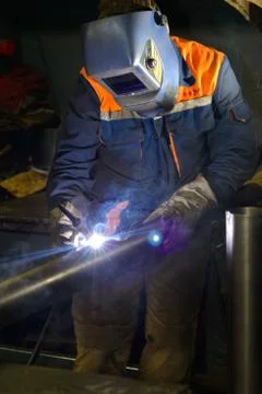 Worker assembly shop Stock Photos