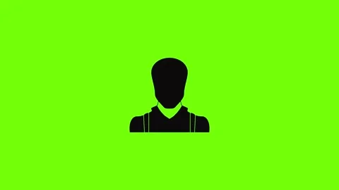 Worker avatar icon animation Stock Footage 157072519