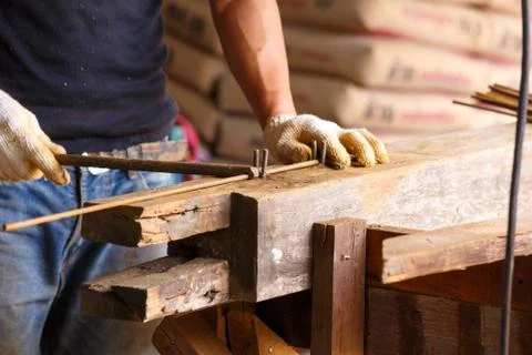 Worker bending stee Photos