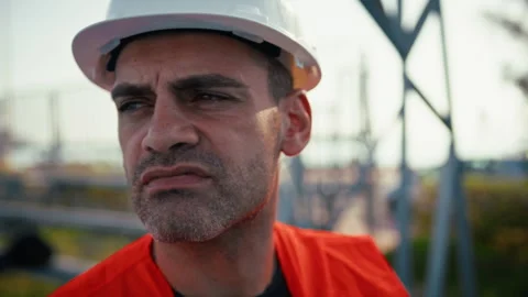 Worker carefully inspecting the work Stock Footage 331514125