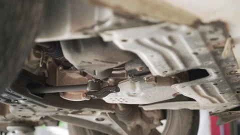 Worker checking the leaking lubricant Video stock 158287847