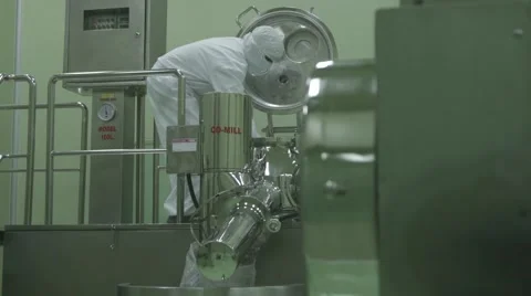 Worker Checking Machinery In Factory Stock Footage 63403219