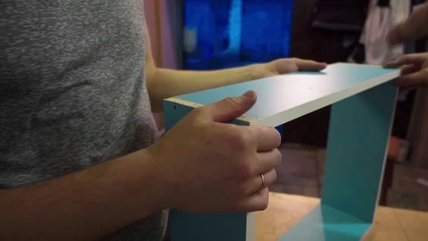 Worker checks the assembly Stock Footage 76915029