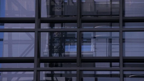 Worker Climbs Ceiling During Typhoon Jebi Cleanup Kyoto Station Stock Footage 100577392