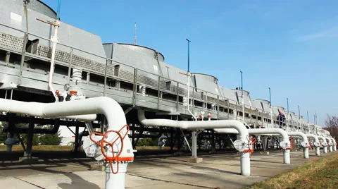 Worker Comes Along Top Installation Vídeo Stock 48709749