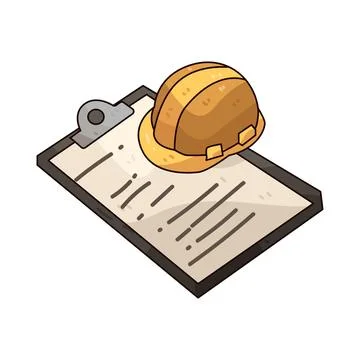 Worker compliance illustration Stock Illustration