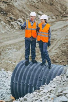 Worker construction build Stock Photos