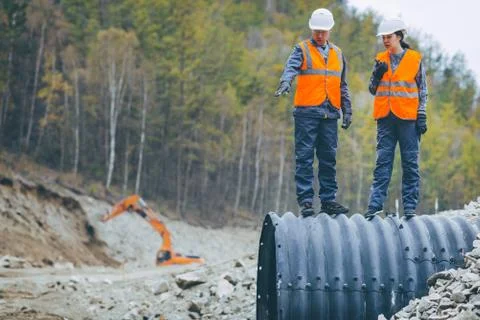 Worker construction build Stock Photos