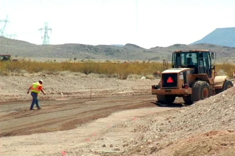Worker at a Construction Site Stock Footage 372499