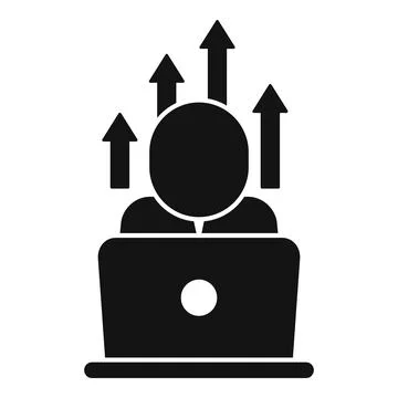 Worker development icon simple vector. Sustainable development Stock Illustration