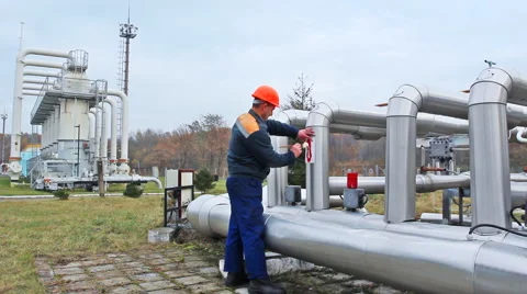 Worker Draws Arrows Timelapse Stock Footage 48710189