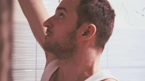 Worker with a drill in his hands Stock Footage 77196178