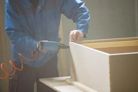 Worker in factory Stock Photos