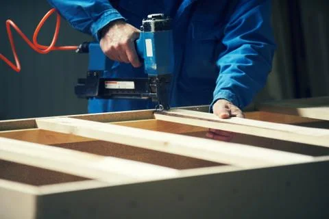 Worker in factory Stock Photos