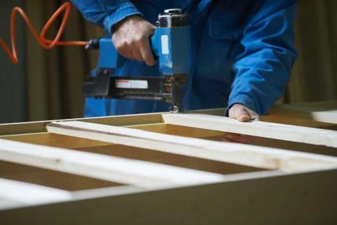 Worker in factory Stock Photos