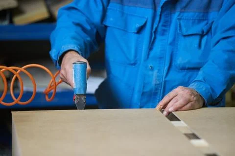 Worker in factory Stock Photos