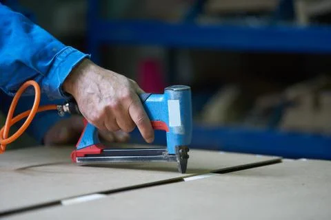 Worker in factory Stock Photos