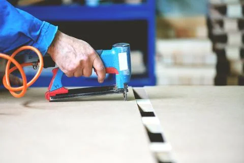 Worker in factory Stock Photos