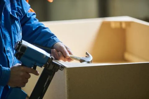 Worker in factory Stock Photos