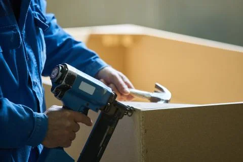 Worker in factory Stock Photos