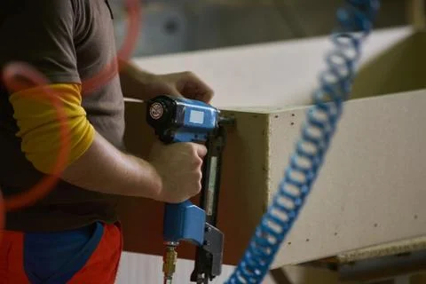 Worker in factory Stock Photos