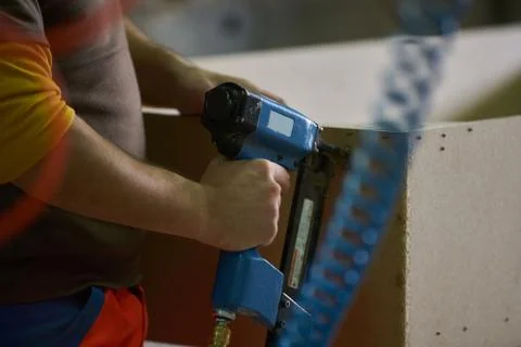 Worker in factory Stock Photos