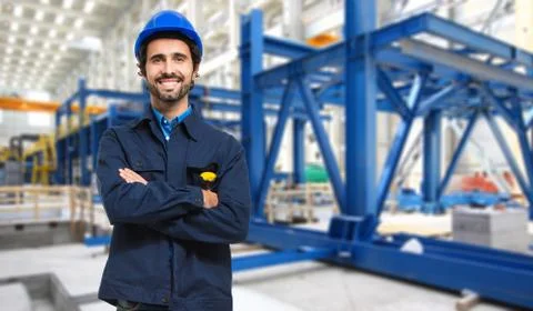Worker in a factory Stock Photos