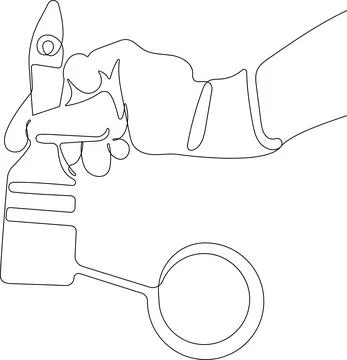 Worker in gloves painting surface 스톡 일러스트