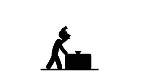 Worker Hammering Stock Footage 335671598