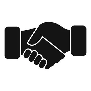 Worker handshake icon simple vector. Business coping skills Stock Illustration