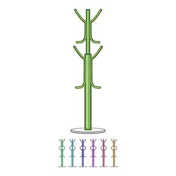 Worker hat stand cartoon vector graphic Stock Illustration
