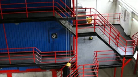 Worker in a heating plant Stock Footage 24652066