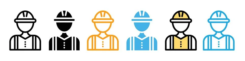 Worker icon Stock Illustration