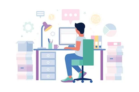 Worker Stock Illustration