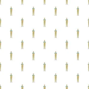 Worker illustration pattern representing profession and labor concept 스톡 일러스트