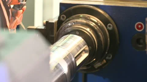 Worker at industrial machine Video stock 10864584