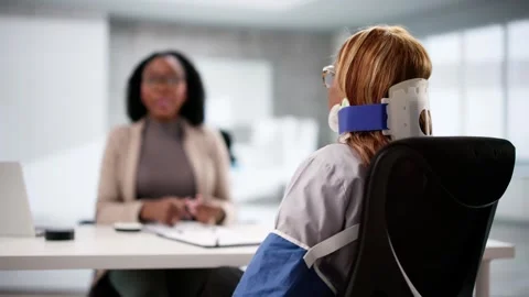 Worker Injury And Disability Compensation Stock Footage 304708809