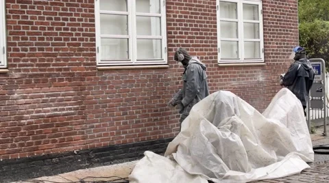 Worker with Jackhammer 動画素材 41470960