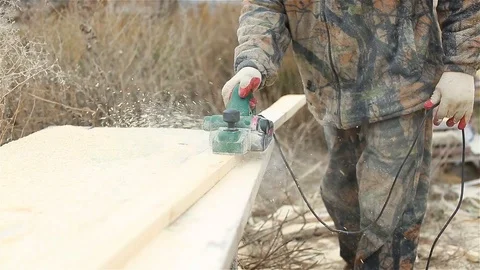 Worker levels board Stock Footage 97858857