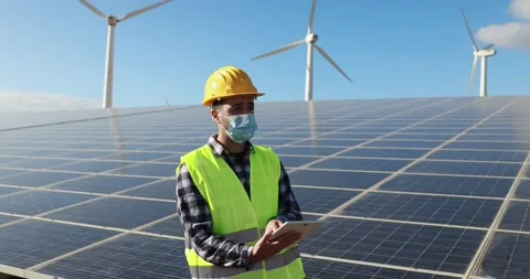 Worker man with digital tablet Stock Footage 149302487