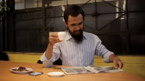 Worker Man Relax Stock Footage 107600306